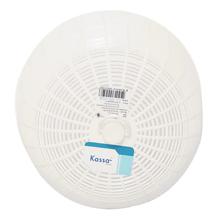 KASSA HOME ฝาชีพลาสติกทรงสูงเบอร์ 35 รุ่น VCP-RS35 ขนาด 25 x 25 x 21 ซม. สีขาว