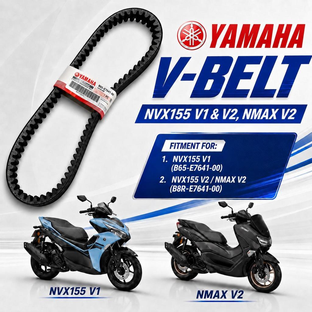 YAMAHA V-Belt NVX155 V1 V2 NMAX V2 มอเตอร์ไซด์อะไหล่เข็มขัด B65-E7641-00 B8R-E7641-00 MADE IN