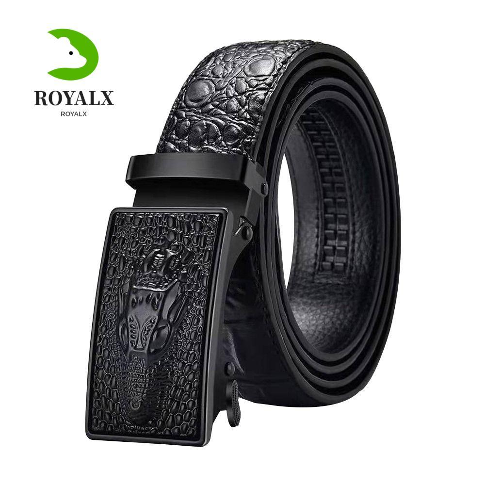 ROYALX เข็มขัดหนัง Strong Casual Man เข็มขัดธุรกิจ