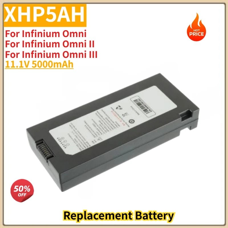 XHP5AH แบตเตอรี่คุณภาพสูง 11.1V 5000mAh สําหรับ Infinium Omni II Omni III แบตเตอรี่ทดแทนใหม่เอี่ยม