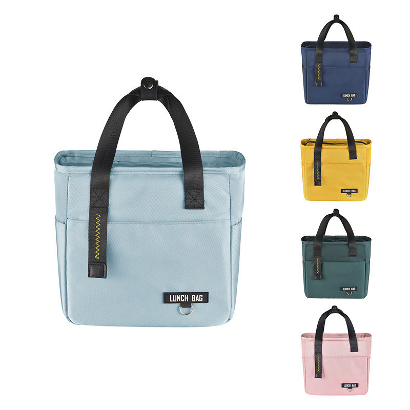 กระเป๋าใส่อาหารวันแบบพกพาฟอร์ดผ้าขนาดฉนวนถุงอาหารกลางวันนักเรียนพนักงานออฟฟิศกลางแจ้งกล่องอาหารกลางวันถุงเก็บ