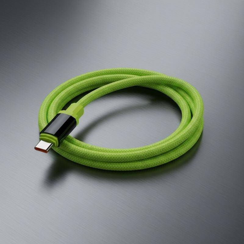 Tn 240W 1.5m USB C ถึง USB C Qui สายชาร์จเวลาจริงจอแสดงผลสําหรับสมาร์ทโฟนแล็ปท็อป Home Office n