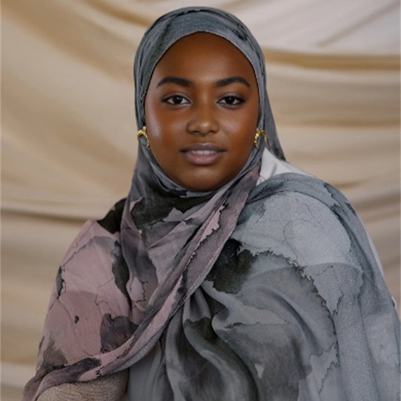 Modal ผ้าฝ้ายกว้างชาติพันธุ์ยุโรปอเมริกัน Headscarf ผ้าพันคอชาติพันธุ์เหนียว Modal Hijab