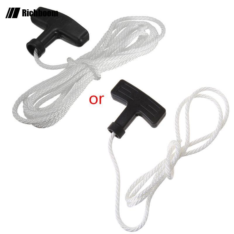 Rich Universal 1 1M 4MM Starter Start สายไฟเชือกเครื่องตัดหญ้าดึงมือจับเครื่องยนต์ Petrol