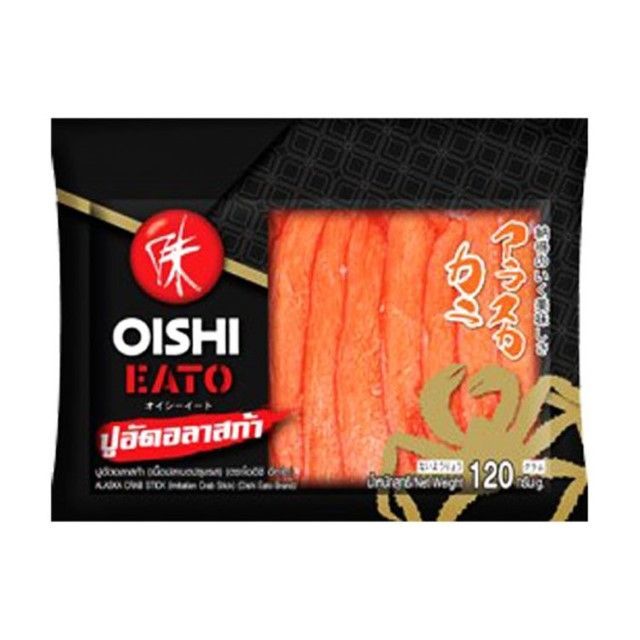 โออิชิ อีทโตะ ปูอัดอลาสก้า Oishi Alaska Crab Stick 120g.