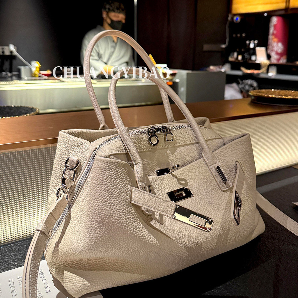 ความจุขนาดใหญ่กระเป๋า Kelly สุภาพสตรี 2026 หรูหรา Niche High-End กระเป๋าถือ Commuter Tote กระเป๋า Me