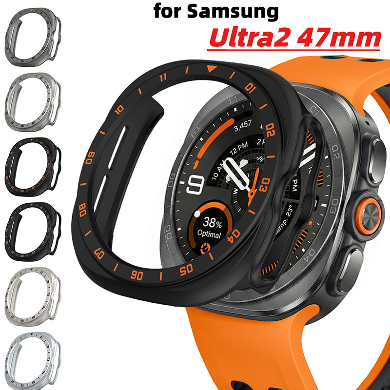 เคสป้องกันแบบแข็งสําหรับ Samsung Galaxy Watch Ultra 2 47 มม.ฝาครอบ PC กลวงสําหรับ Galaxy ULTRA 2026 นาฬิกาอุปกรณ์เสริม