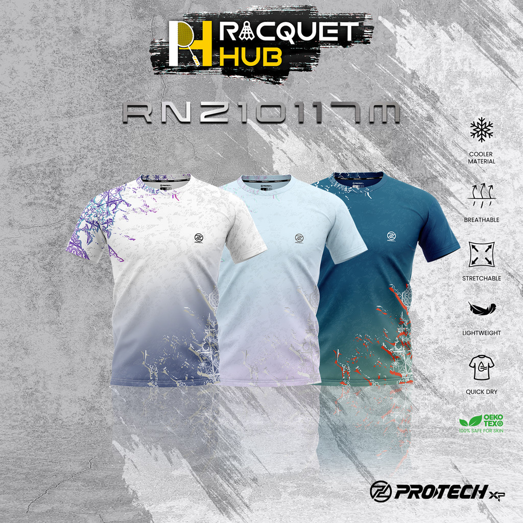 Protech Badminton "RNZ10117M" เสื้อแข่งแห้ง Fit Tournament