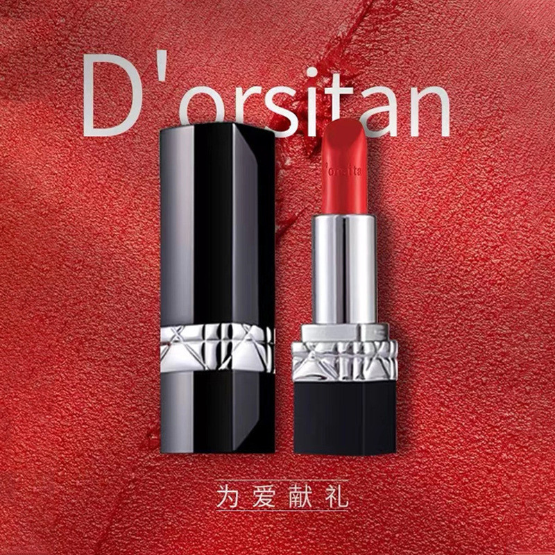 สไตล์ใหม่ DOrsitan99 ลิปสติก Moisturizing 888 ลิปสติกเนื้อแมทกํามะหยี่วันวาเลนไทน์520760AL8+280/0725