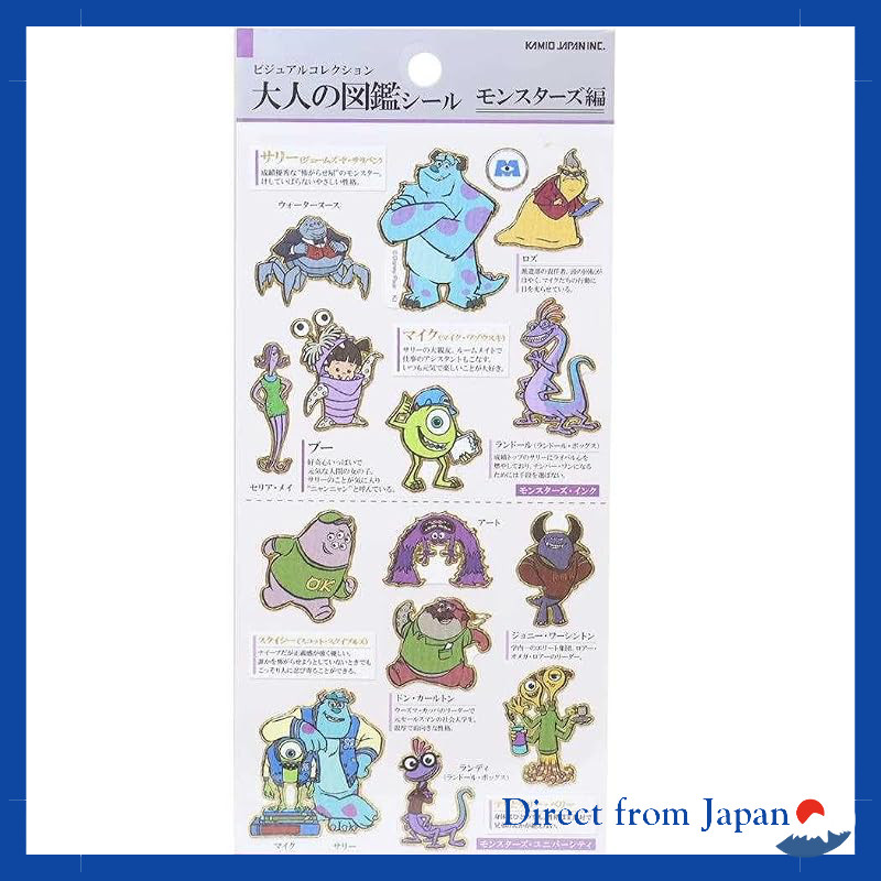 Monsters, Inc. Adult Encyclopedia Sticker Sheet - Disney