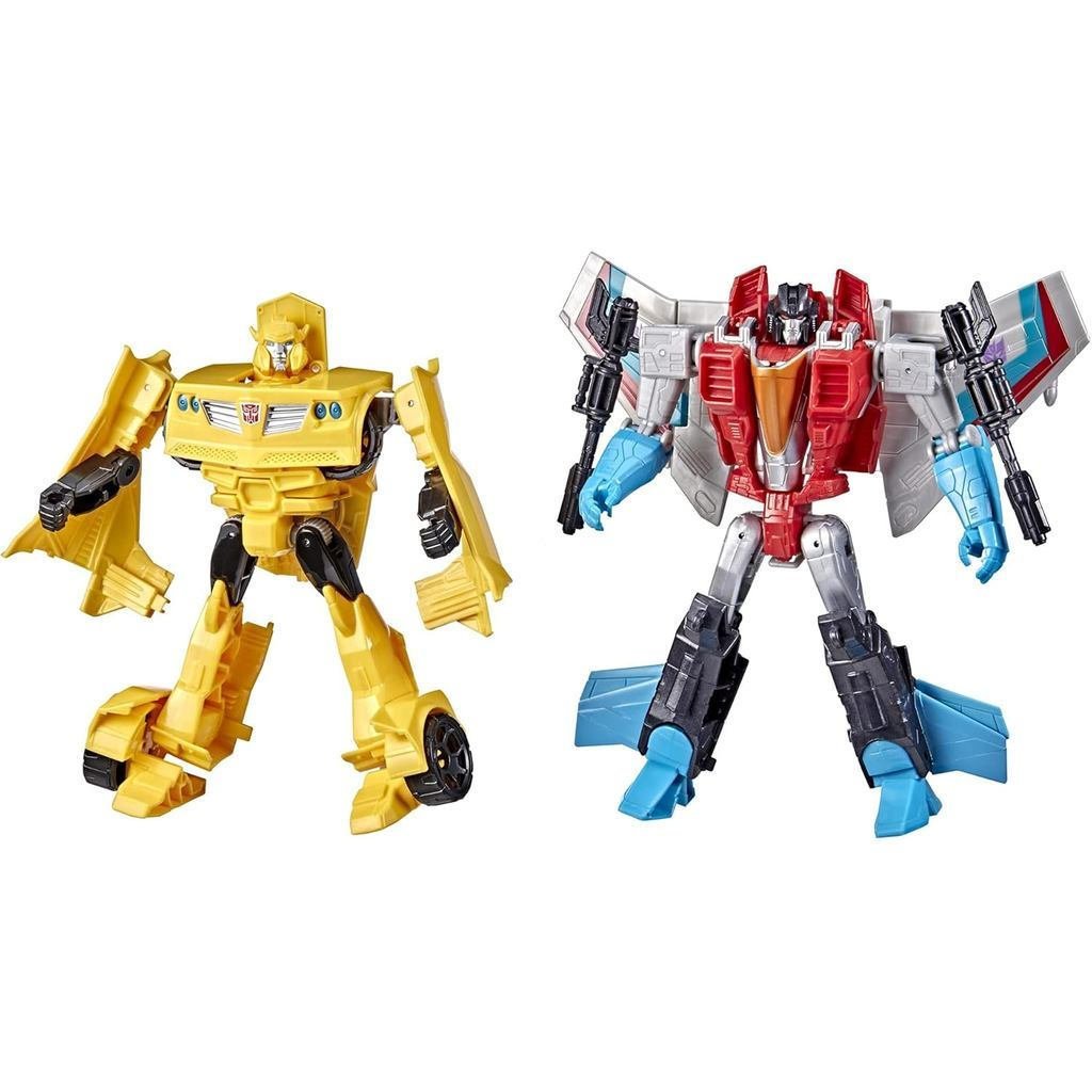Transformers Toys Heroes and Villains Bumblebee and Starscream 2-Pack Action Figures - สําหรับเด็กอา