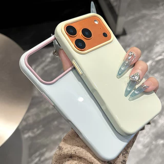เคสโทรศัพท์มือถือมาการอง for iPhone 17 11 13 15 16 14 12 Pro Max 17Pro หวาน Macaron สีกันกระแทกฝาครอบป้องกัน
