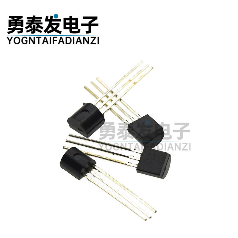 แบบอินไลน์ Triode BC546 BC546B 0.1A/65V NPN TO-92