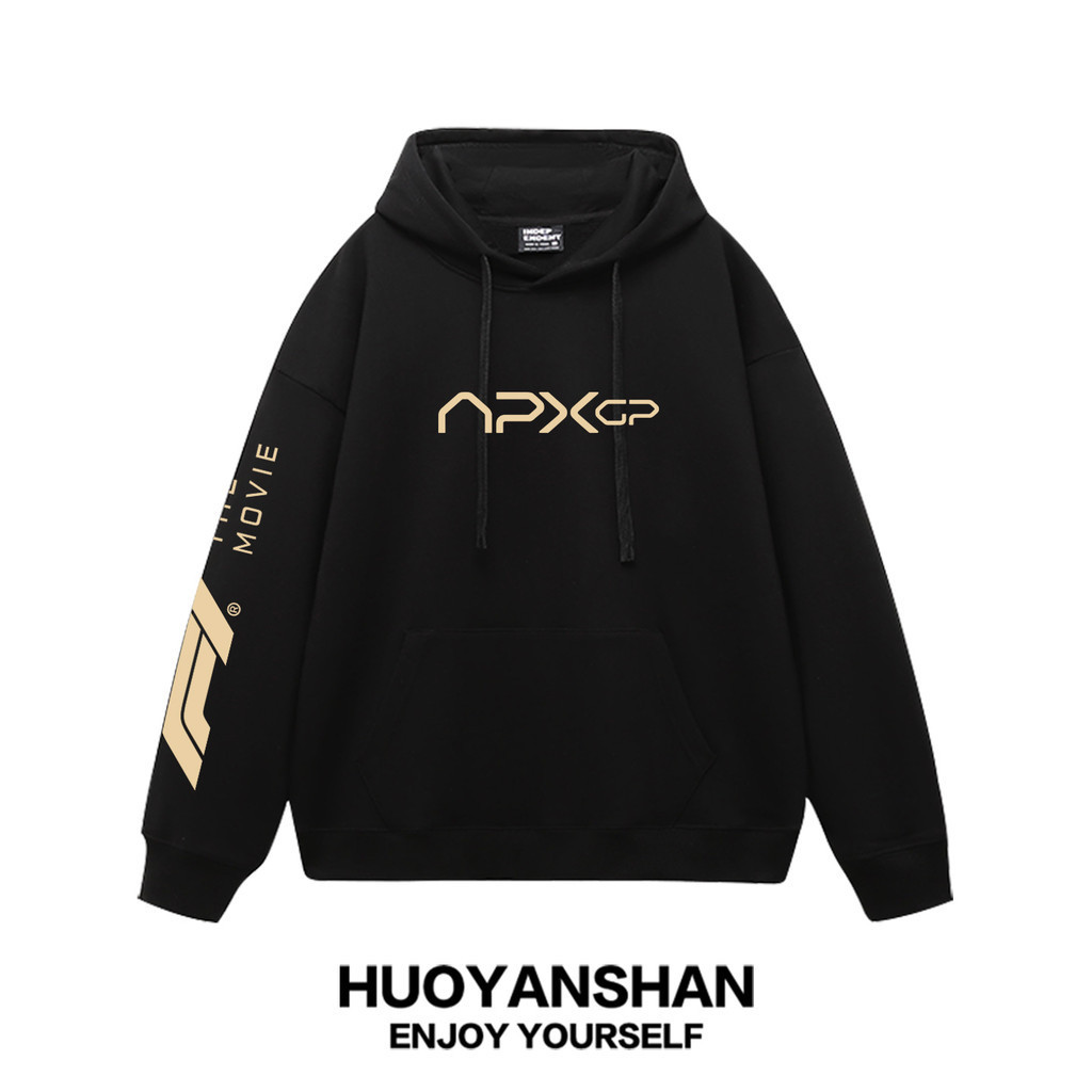 【ร้อน】Fashion พร้อมส่ง F1 บิ๊กหนังเสื้อกันหนาว Unisex ฟอร์มูล่าวัน APXGP ทีม Hoodie คู่แข่งหลวม Casu