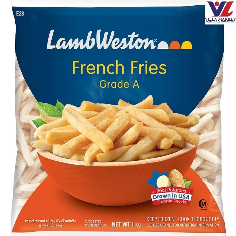 [สินค้าส่งด่วน] [5284] Lamb Weston E28 3/8 Regular Cut 1 Kg.แลมบ์ เวสตัน E28 มันฝรั่งหั่นขนาดปกติ French Fries