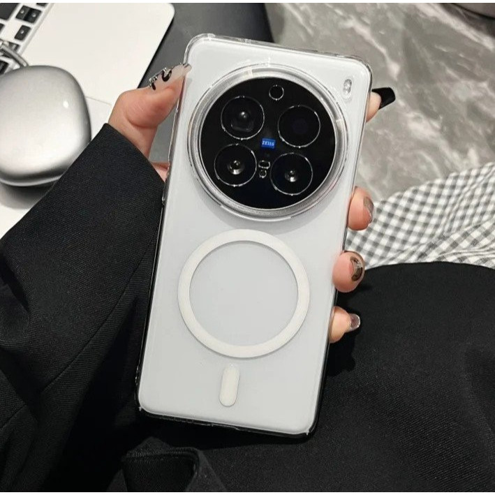 เคสโทรศัพท์โปร่งใสบางเฉียบ สำหรับ ViVo X300 X300Pro X300Ultra X300Fe เคสชาร์จไร้สาย แม่เหล็ก X300 Pro ultra FE