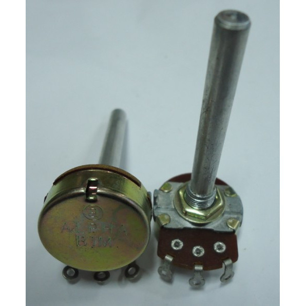 ไต้หวัน ALPHA ALPHA การผลิตกีตาร์ไฟฟ้าเกมคอนโซล Potentiometer เดี่ยว RV24AF-10 B1M 50R