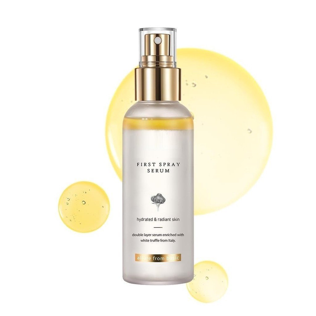 Italian White Truffle First Spray Serum, Vegan Skincare, Facial Moisturizer, Brightening Serum for S