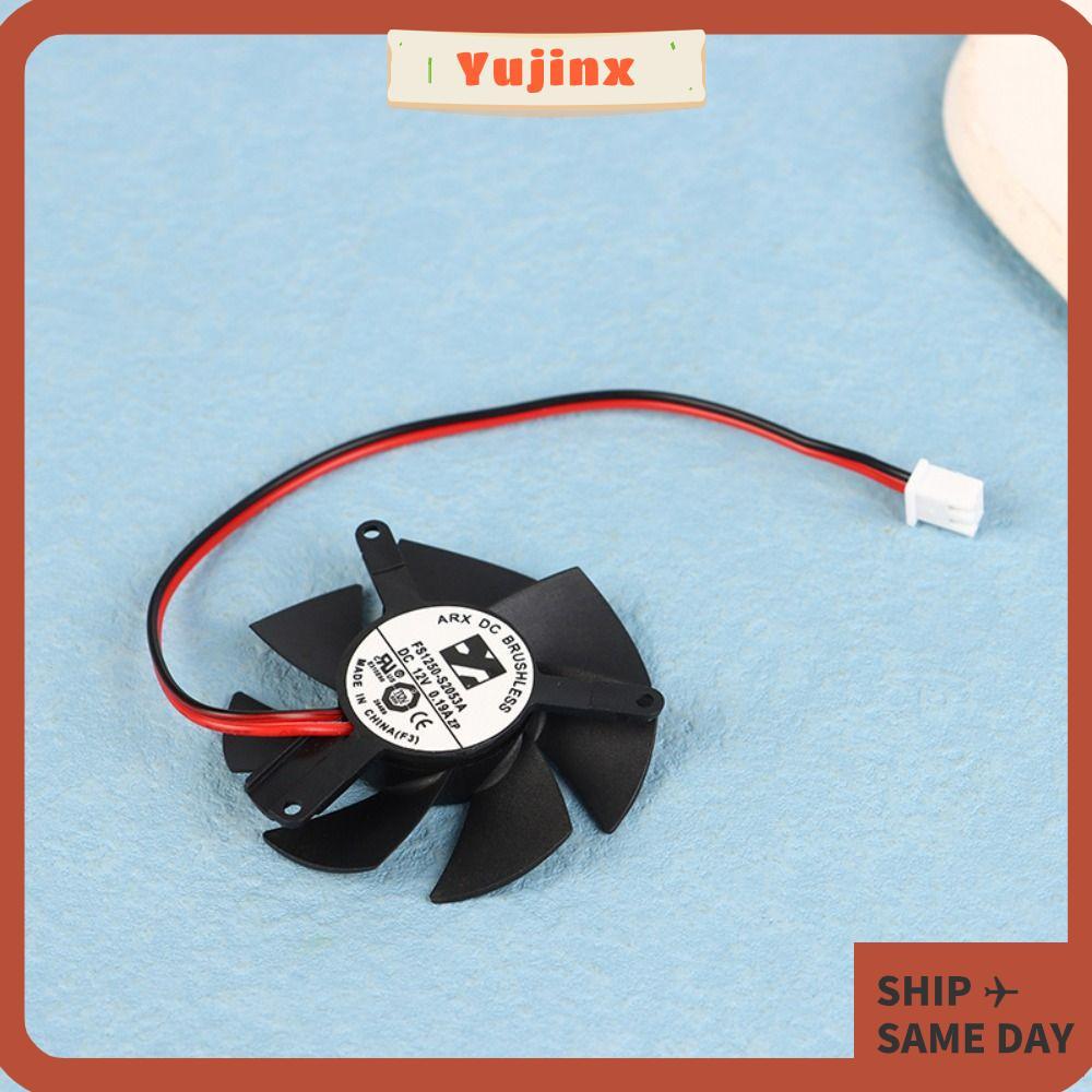 YUJINX กราฟิกการ์ดพัดลมคูลเลอร์, 0.22A 39*39*39MM พัดลมการ์ดกราฟิก, คุณภาพสูง 47 มม. 12V 2.5Pin อุปก