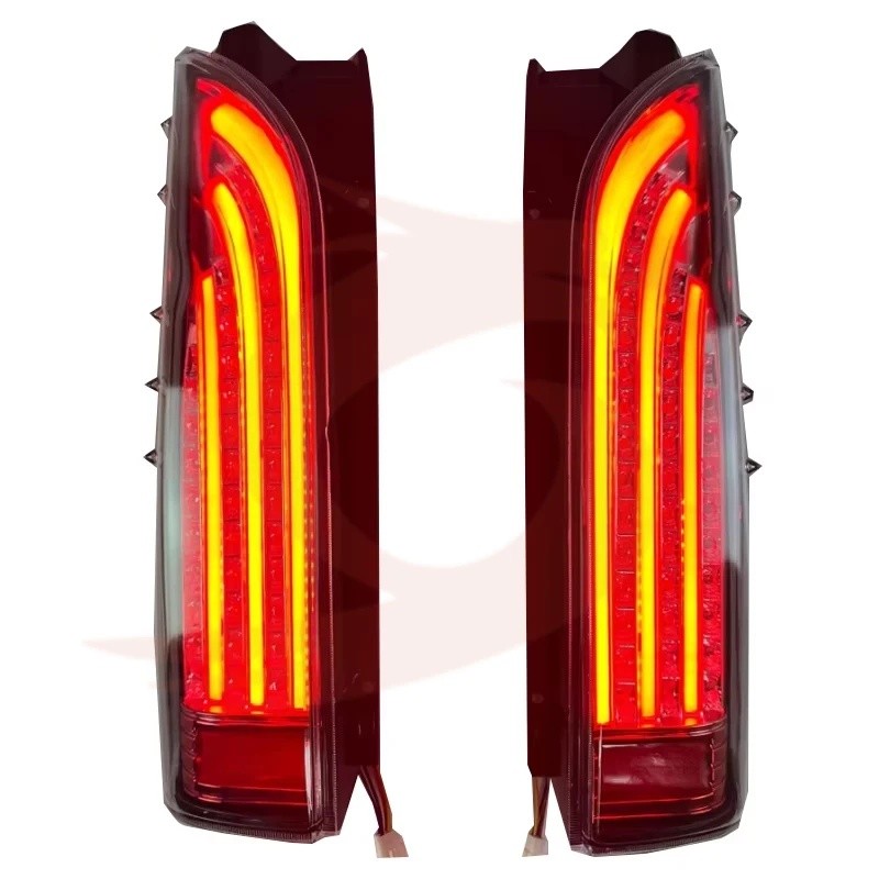 ไฟท้าย LED รถสําหรับ Toyota Hiace 2005-2018 Auto Hiace ไฟท้ายรถสําหรับ Toyota Hiace 200 300 Series ไ