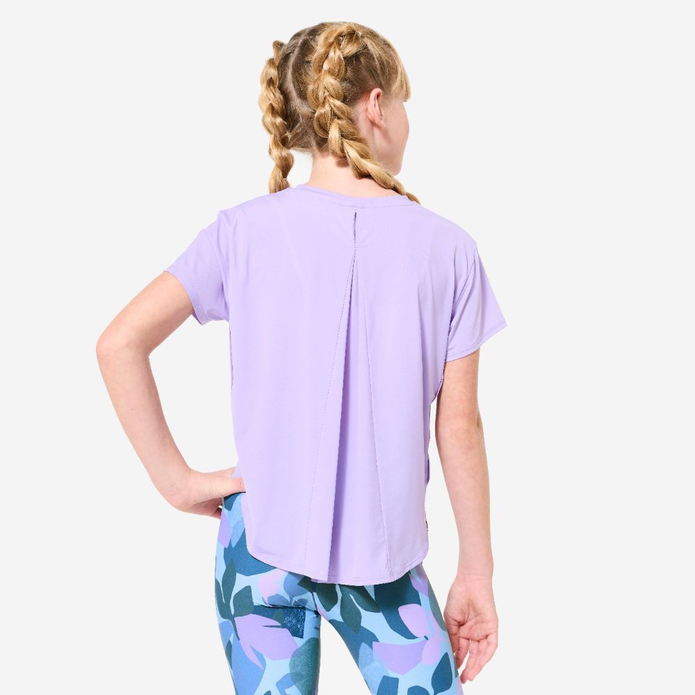 Decathlon Ts S900 Girl Praline เสื้อยืดสำหรับเด็กผู้หญิง รูปที่ 4