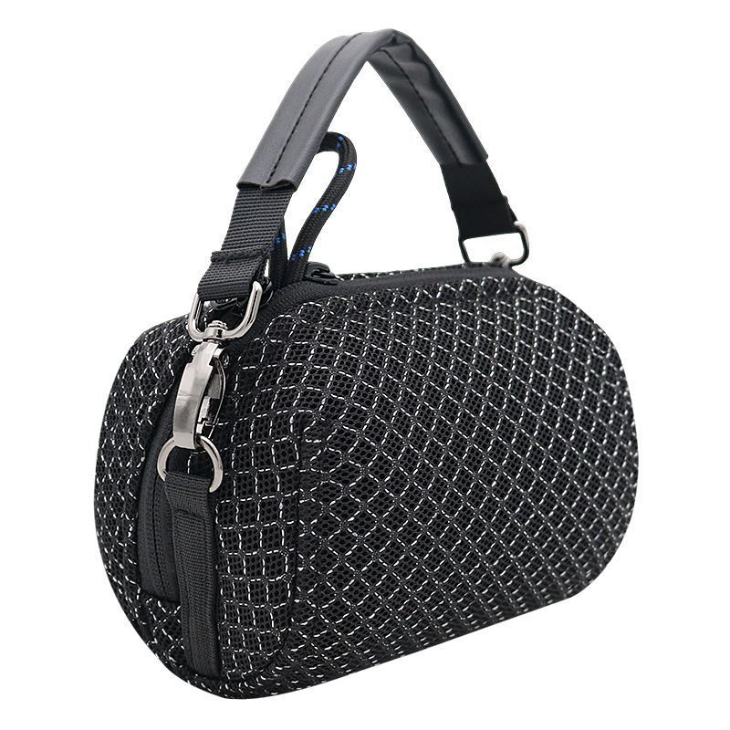 เหมาะสําหรับ YEAHBOX Sonic Lion A8 ลําโพงบลูทูธถุงตาข่ายโปร่งแสงแบบพกพาสามารถ Cross-body แบบพกพาป้อง