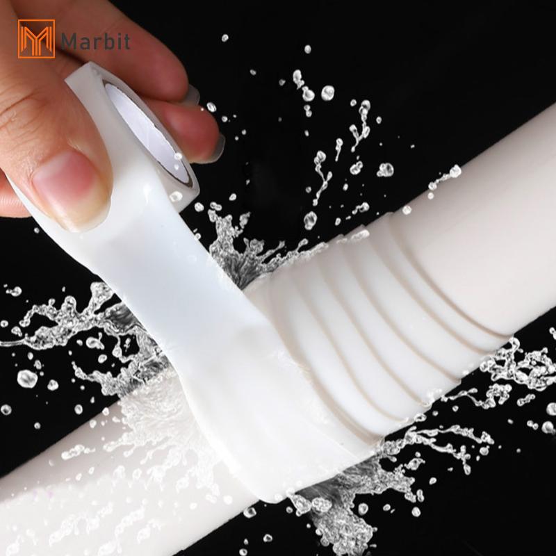 Marbit Silicone Self Fusing Tape สําหรับประปารั่วกันน้ําซ่อมฉนวนกันความร้อนกาวที่แข็งแกร่งกันความร้อ