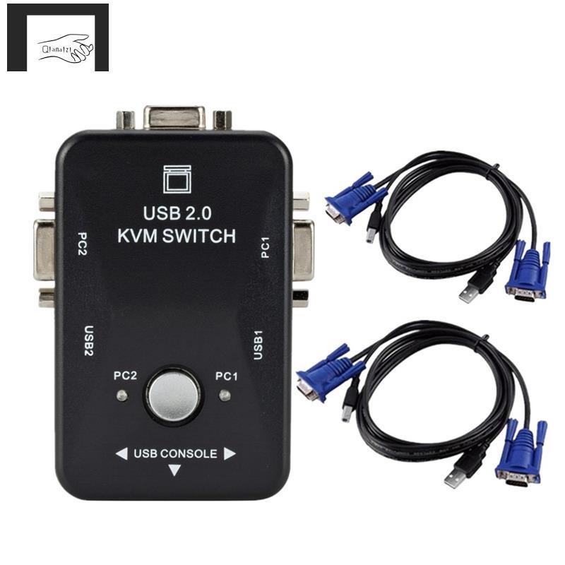 [qianaizi]USB 2.0 KVM Switch USB Multi Port Switcher Switcher