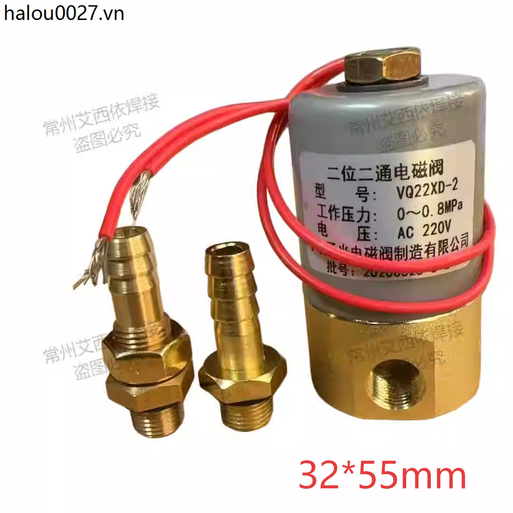 สองตําแหน่งวาล์วโซลินอยด์สองทาง VQ22XD-2 เครื่องเชื่อมวาล์ว VQ22XD-3 36V24V220V12V