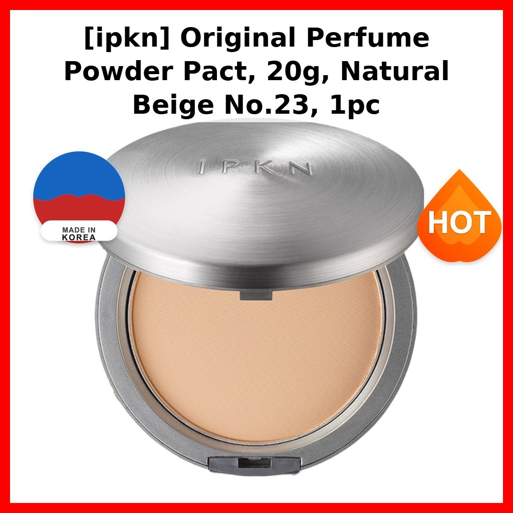 [ipkn] Original Perfume Powder Pact, 20g, Natural Beige No.23, 1 ชิ้น / แป้งเค้กเกาหลี / Flawless Fi