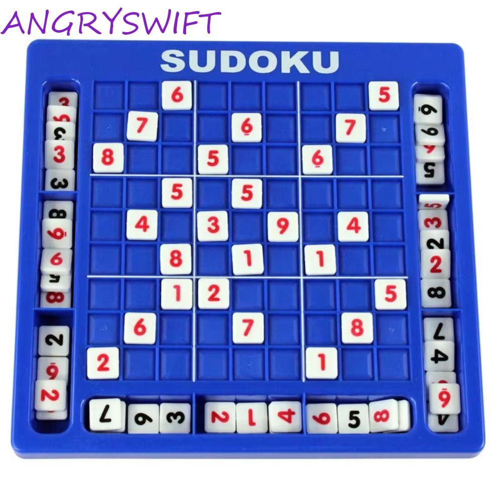 ANGRYSWIFT 1 ชุด Sudoku Crosswords ของเล่น, Montessori International Sudoku ปริศนาของเล่นคณิตศาสตร์เ