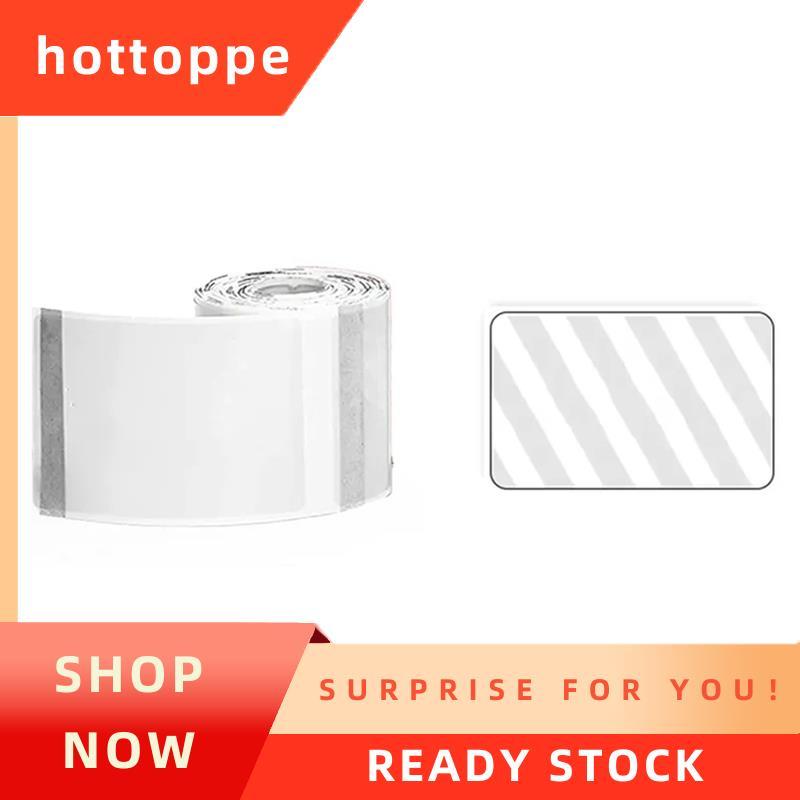 hottoppeLbel Tape Self-Adhesive Price Tags Barcode/Address/โลโก้/ธุรกิจ/บ้านแท็กลูกค้าต้องการ