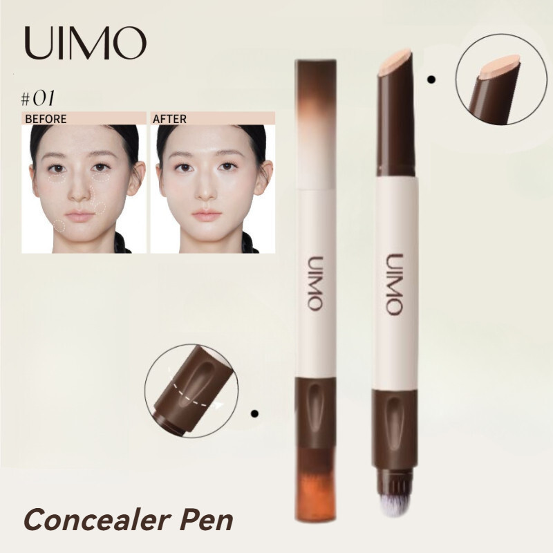 天优✨UIMO คอนซีลเลอร์ปากกาคอนซีลเลอร์สําหรับฝ้าและจุดครอบคลุมและแก้ไขข้อบกพร่องจุดด่างดําความหมองคล้ํา