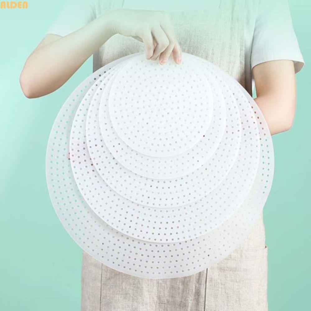 ALDEN แผ่นรองไม่ติด, ซิลิโคนหม้อหุงข้าวแบบยืดหยุ่น Anti-scorch Mat, Commercial Reusable Cuttable หนา Steamer Mat Pastry