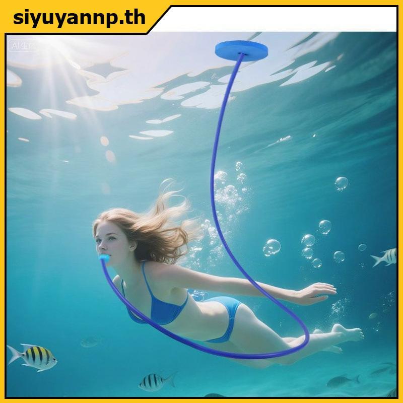 SIYUY Full Dry Snorkel Breathing Tube ซิลิโคนอ่อนนุ่ม Mouthpiece 1 M ถึง 4 M อุปกรณ์เสริมวาล์วลอยสํา