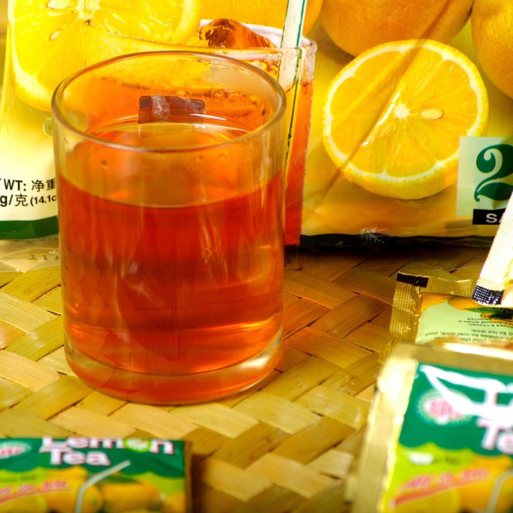 Singapore Myanmar Super Lemon Tea Juice Powder Influencer Drink Powder Fruit Drink Tea Bag Milk Tea 
