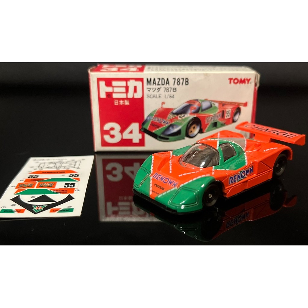 TOMICA TOMICA Mazda 787BMAZDA 787B Made in Japan No. จอแสดงผล 34 !