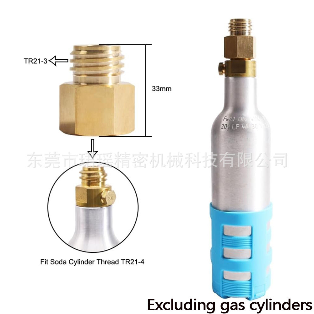 โซดาน้ํา CO2 คาร์บอนไดออกไซด์ Quooker Cube Conversion ข้อต่อทองเหลือง TR21-4 เปิด TR21-3 LJXG
