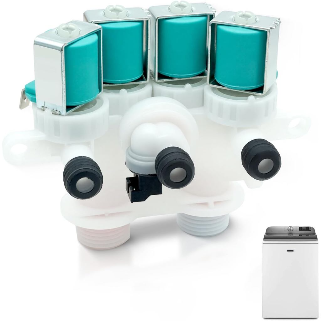 MVW7230HW0 MVW7232HW0 เครื่องซักผ้าน้ําเข้าวาล์ว Fit สําหรับ Maytag MVWB755DW0 MVWB765FC3 MVWB765FW0