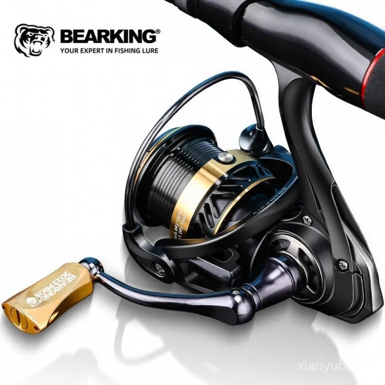 BEARKING BG รอกตกปลา 9BB 6.2:1 รอกหมุนลากสูงสุด 17lbs Power Handle 1000-4000 รอกน้ําเค็ม VXRY