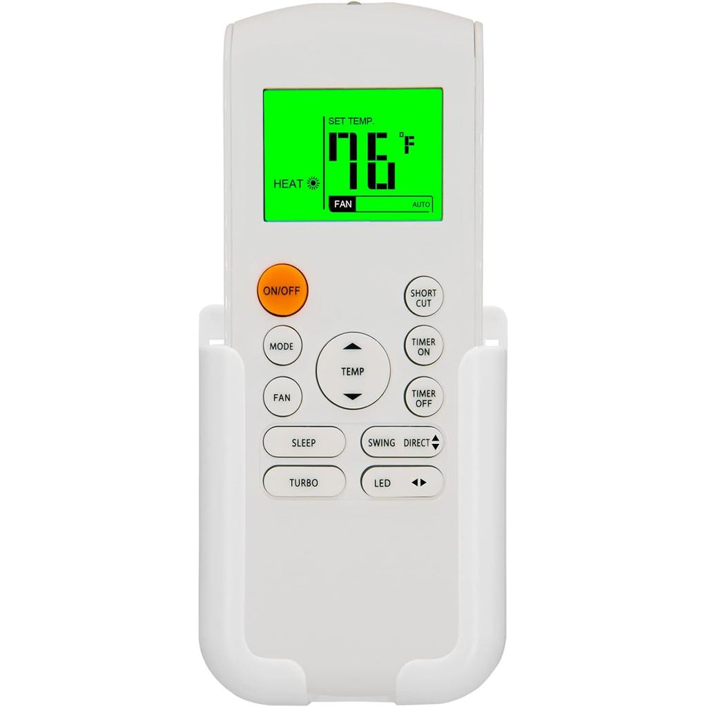 เปลี่ยนรีโมทคอนโทรลสําหรับ MrCool DIY-24-HP-230A/24-HP-230AE/24-HP-230B16 DIY-36-HP-230A A-12-HP-230