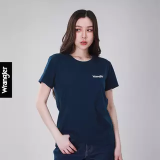 WRANGLER เสื้อยืดแขนสั้นผู้หญิง รุ่น WR SC26WTSSC14 สีกรมท่า
