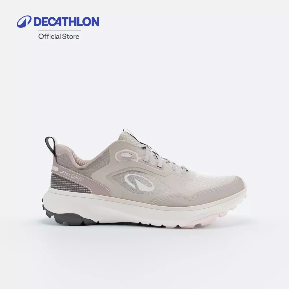 Decathlon Jf190 Grip Women'S Running And Trail Shoes รองเท้าวิ่งและวิ่งเทรลสำหรับผู้หญิง รุ่น Jf 190 Grip - Beige