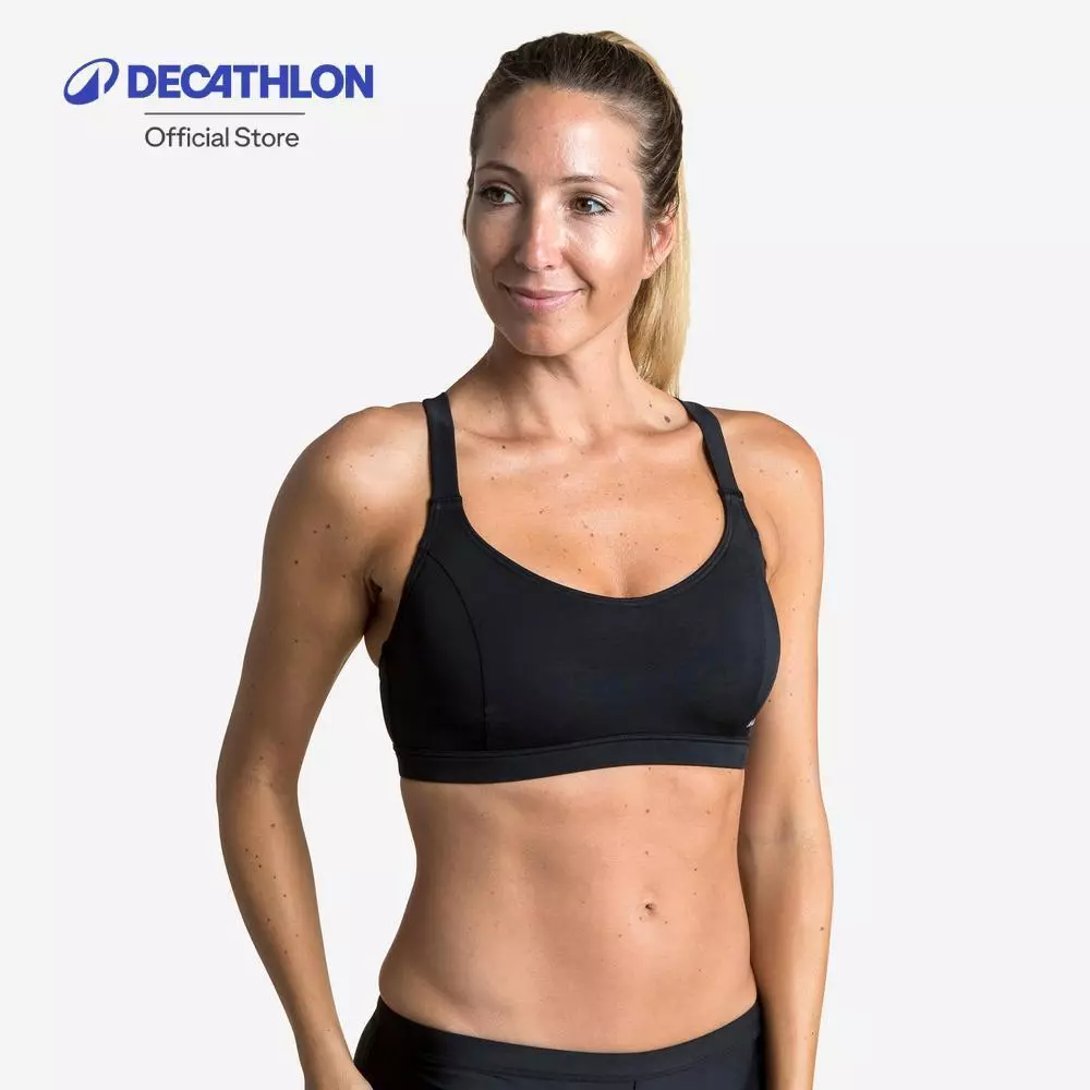 Decathlon Vega Women'S Bikini Top ชุดว่ายน้ำชิ้นบนผู้หญิงทรงบิกินี่รุ่น Vega - Black