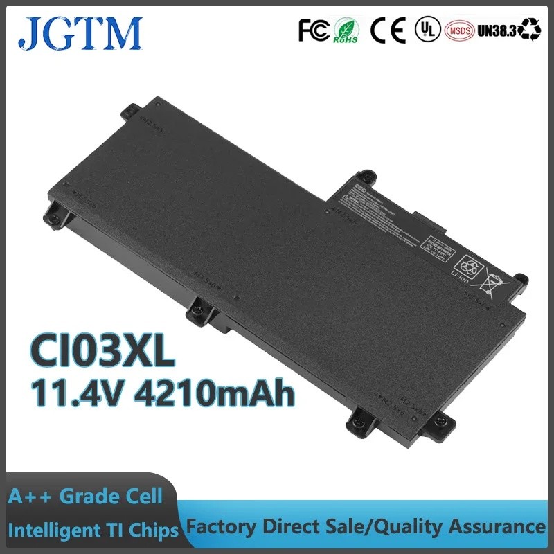 JGTM CI03XL 11.4V 4210mAh แบตเตอรี่แล็ปท็อปสําหรับ HP ProBook 640 G2 645 G2 650 G2 655 G2 Series CI0