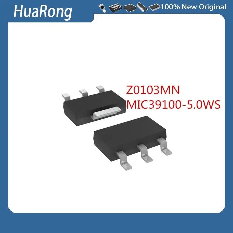20 ชิ้น/แบทช์ Z0103MN Z3M Z 0103 MN 600V 1A MIC39100-5.0 WS     391000      SOT-223