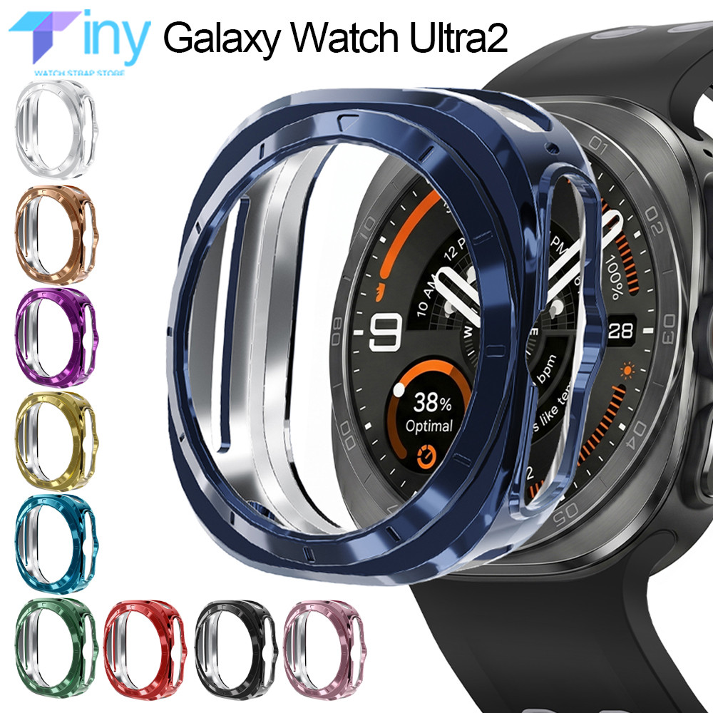 เคส TPU แบบนุ่มสําหรับ Samsung Galaxy Watch Ultra 2 2026 กันชน Hollow เกราะป้องกันฝาครอบอุปกรณ์เสริม
