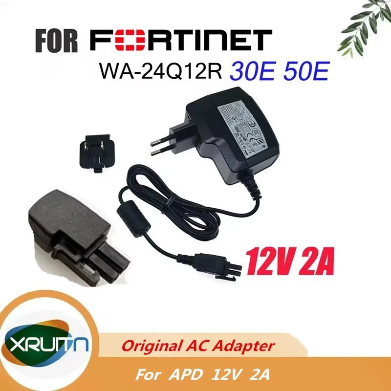 APD เดิมสําหรับ FORTIGATE WA-24Q12R FORTINET FIREWALL 30E 50E FG-51E FWF-51E 12V 2A 24W แหล่งจ่ายไฟ