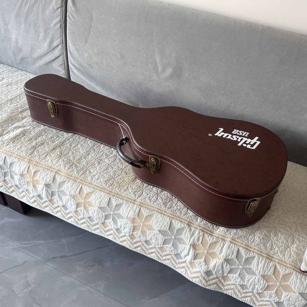 Gibson Gibson137 ซม.อะคูสติกกีตาร์ Hummingbird Pigeon J45 เปียโน High-End Retro สีน้ําตาลเปียโนกรณี