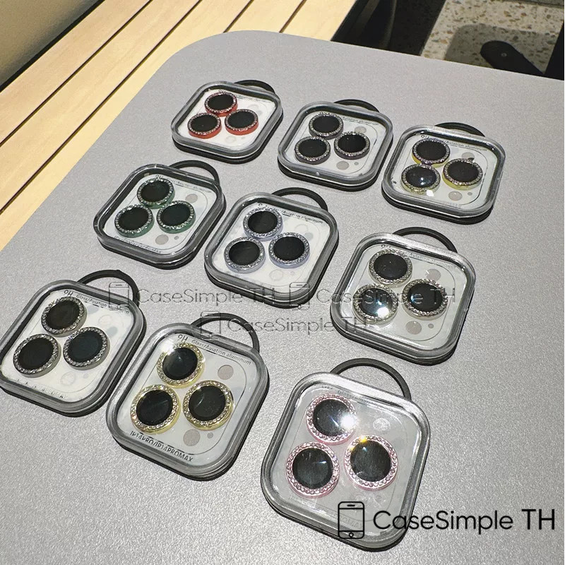 แก้วเลนส์ใสกันฝุ่นใสที่สร้างสรรค์ เลนส์แก้ว IPhone 17 11 13 15 12 Pro 12Mini 12 16 15 PRO MAX 14 16 15 Plus